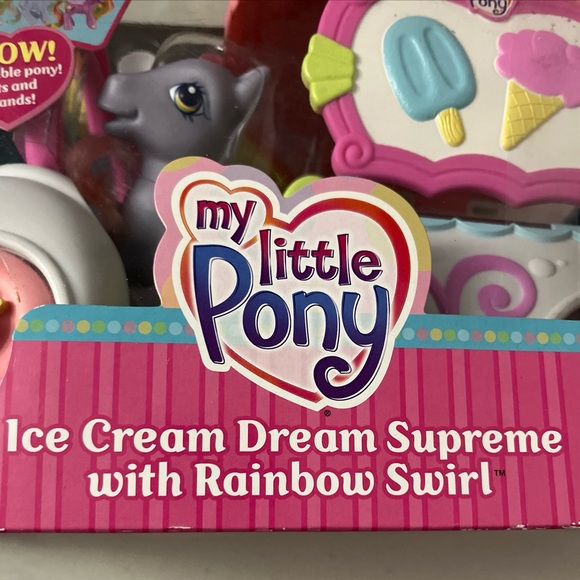 My Little Pony Ice Cream Dream Supreme Truck W/ Rainbow Swirl Pony 2007 NEW - Picture 7 of 14